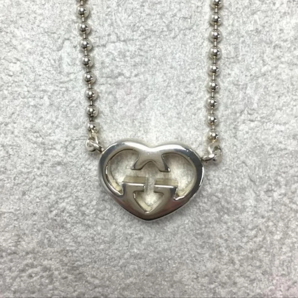 213. EUC Gucci 16" silver 925 choker necklace - Picture 1 of 7